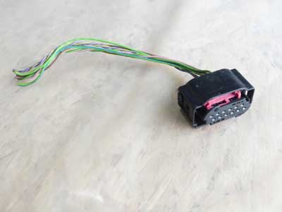 BMW 12 Pole 8 Wire Black / Pink Connector Plug w/ Pigtail 61138373630